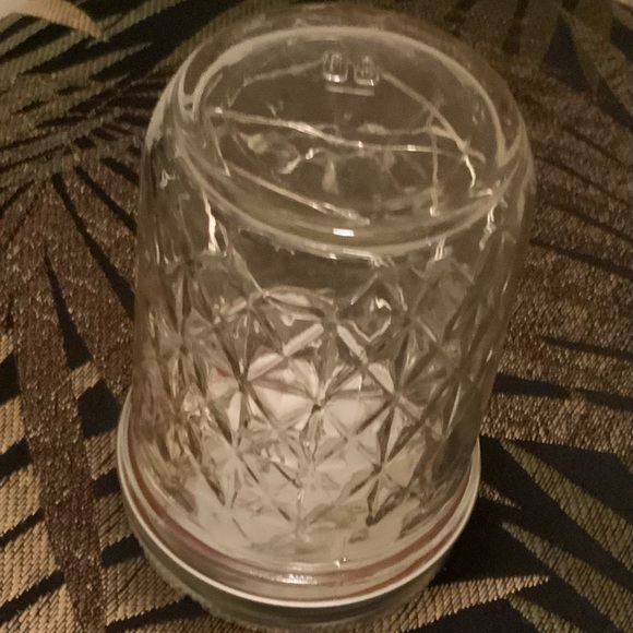 PINK 1/2 PINT MASON JAR w/ LED FAIRY-LIGHTS/HANDMADE/NWT - Picture 12 of 12